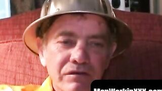 MenWorkinXXX.com - Mature amateur teases with his dick before intense solo masturbati