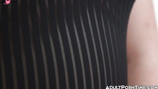Victoria Voxxx teases and offers her tight cunt to a hung dude