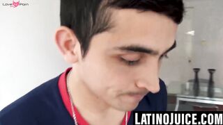 Wealthy man pays a straight Latino for deep throat service
