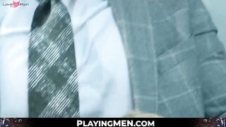 PlayingMen.com - Classy hunk Malek Tobias' intense anal drilling by sexy and dominant