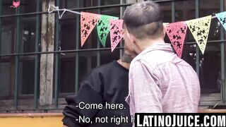 Inked Latino stud dominates boyfriend with rough bareback