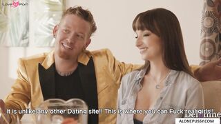 Double Date Turns Into A Threesome For The Girls - MILF Facesitting & Double Penetration