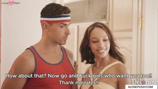 Double Date Turns Into A Threesome For The Girls - MILF Facesitting & Double Penetration