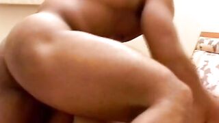 Brazilian Babe Gives A Riding On Black Guy's Big Dick