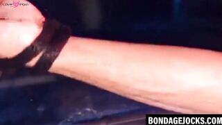 Bondaged BDSM Domination - Ball-Tied Submissive Guy Fucked Hard By Dominatrix