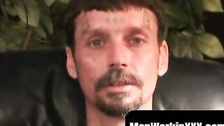 MATURE STUD GETS HIS DICK STRIPPED AND JERKS OFF TO AMAZING ORGASM