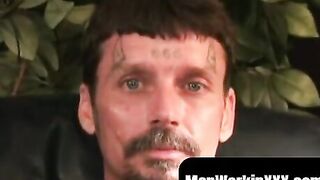 MATURE STUD GETS HIS DICK STRIPPED AND JERKS OFF TO AMAZING ORGASM