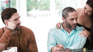 Lesbian Threesome With Two Hot Blonde Babes And One Guy - AsapReality