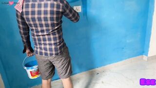Hot MILF Housekeeper Fucks Her Boss's Son in His Art Studio - Naughty America