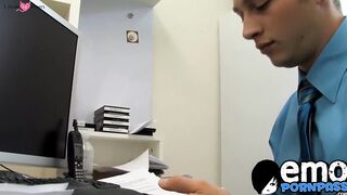 Business Men Fuck Hard At Work - Office Anal Sex