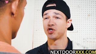 Next Door XXX Hunk Fucks Muscular Stud Raw & Bareback