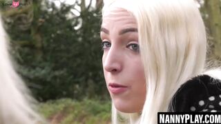 Bubble Butt Blondie Liz Rainbow Gets Fucked By Mature Cougar Lacy Star