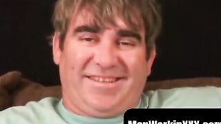 Men Work It Out! Big Dick Stud Fucks Himself To Orgasm After Intimate Interview