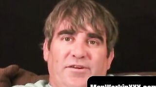 Men Work It Out! Big Dick Stud Fucks Himself To Orgasm After Intimate Interview