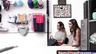 Teens Shoplifting Spree Ends In Throbbing Hardcore Orgasm For All