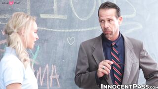 Professor's Pet Student Gets A Lesson In Hard Anal Sex
