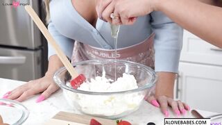 Traditional Wifely Duties - Husband Teaches His New Bride How To Cook And Clean