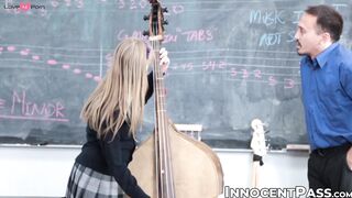 Professor's Pet Student Learns How To Suck A Big Dick