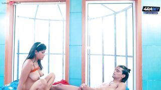 New Couple's First Time Romantic Sex - Passionate Lovemaking with Intense Orgasm