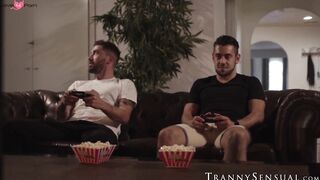 Transgender Hottie Seduces Straight Guy For A Quick Secret Fuck