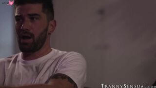 Transgender Hottie Seduces Straight Guy For A Quick Secret Fuck