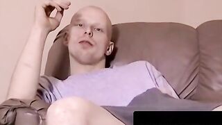 Jason Stroking Iron Hard Dick - Live Cam Show with Shrunken Balls