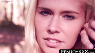 Blondes Get Bold! Teasing Blowjob & Shaving Sensations with Hot Czech Girl