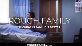 Widow Stepmom Hurries for Finally Fucking her Stepson