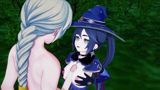 Genshin Impact - Sex with the Magic Astronomer Mona (Real