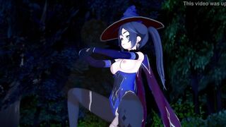 Genshin Impact - Sex with the Magic Astronomer Mona (Real