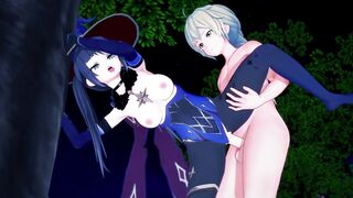 Genshin Impact - Sex with the Magic Astronomer Mona (Real
