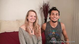 Casting goddess blonde Cutie first time scene