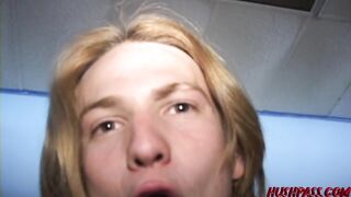 Coeds Jenny and Aubrey sample some Rough Frat Boy Dick
