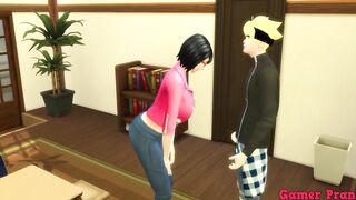 Naruto Boruto Cap one Boruto goes to visit his gf