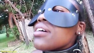 Beauty black bondage milf pounded by stepson