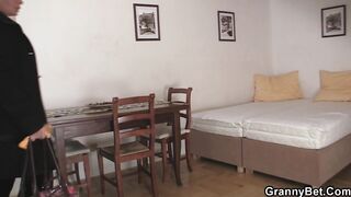 Older blonde seduced a bro to pounded