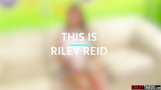 Freaky hot Riley Reid liked hardcore mouth fucking while bro