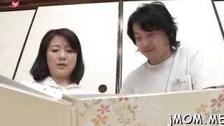 Mature MILF kaori namiki - Asian cougar fucked hard by stud in POV