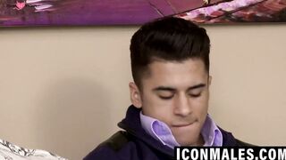 Beefcake Hunk Jackhammering Twink Ass - Hot Muscle Bear Fucks Young Guy Raw