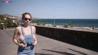 Teens Unleashed - Sunbathing Nudist Girl Strips on Sand Dunes