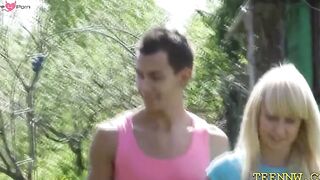 Devon - Russian Blondie Fucked Hard By A Huge Pipe