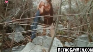 Hairy Bear's Vintage Gay Sex - Sixtynine With Native American