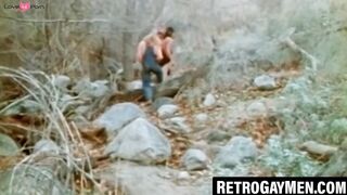 Hairy Bear's Vintage Gay Sex - Sixtynine With Native American