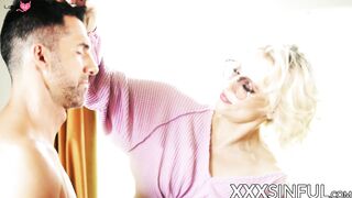 Three's Company - Two Pornstar Babes Share A Hot Milf With Big Dick