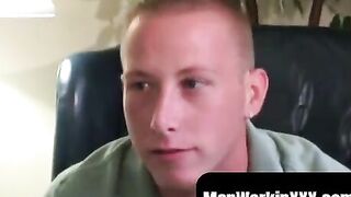 Chris Hunt's Muscular Body & Big Dick Show Off For The Camera