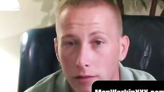 Chris Hunt's Muscular Body & Big Dick Show Off For The Camera