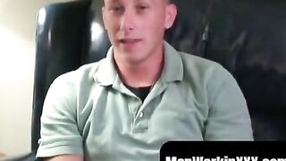 Chris Hunt's Muscular Body & Big Dick Show Off For The Camera