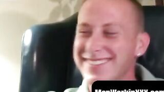 Chris Hunt's Muscular Body & Big Dick Show Off For The Camera