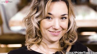 Blondie Nicki Hunters' Panties Get Ripped Off By A Lucky Hunk - POV