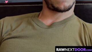 Big Dick Brother Helps Out Little Buddy With A Huge Load